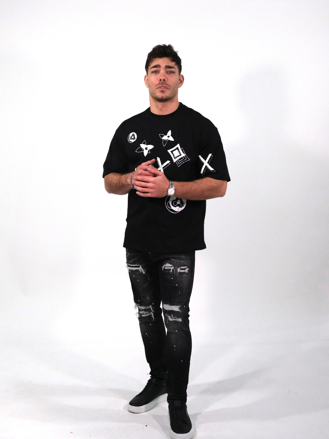 חולצת אובר סייז XD 7 - canavaro jeans