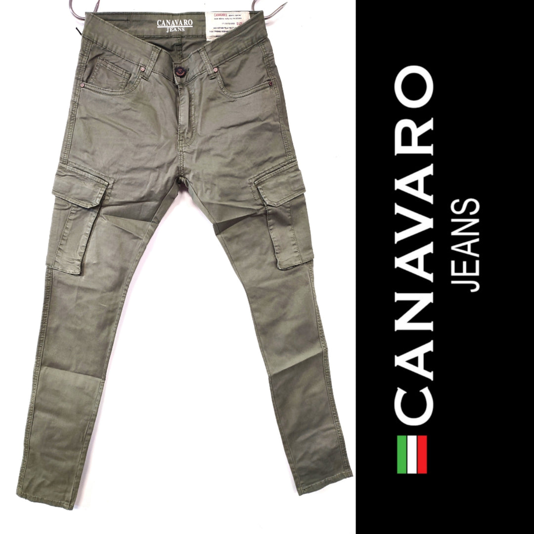 דגמח חאקי - canavaro jeans