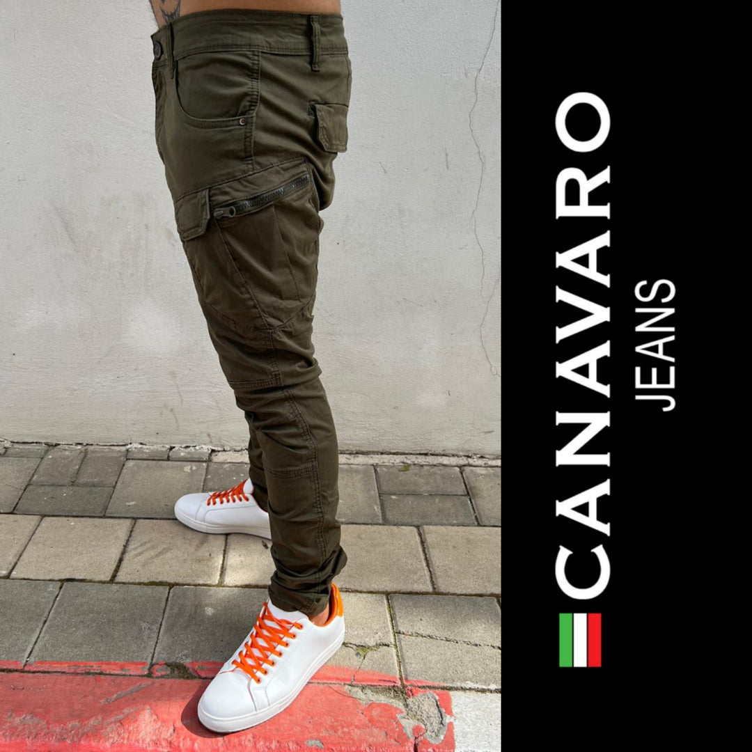 דגמח ירוק משודרג - canavaro jeans