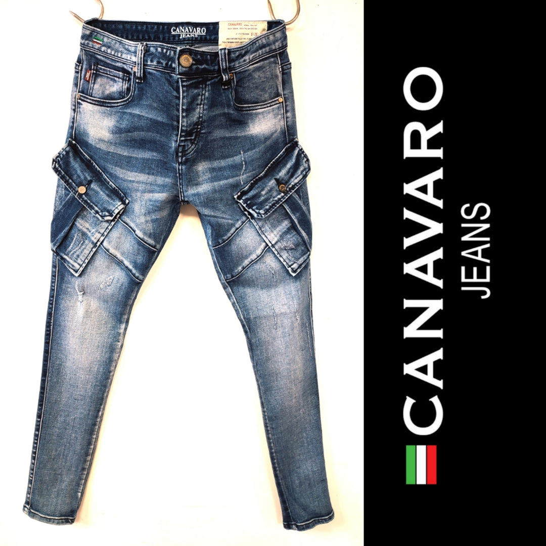 דגמח ג'ינס סקיני - canavaro jeans