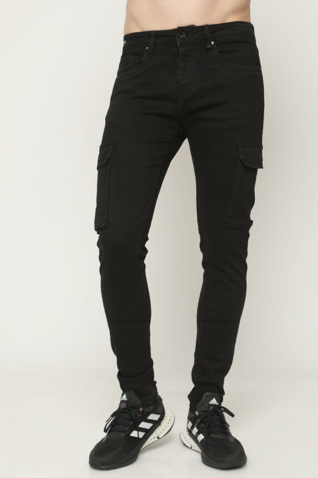 דגמח ג'ינס סקיני שחור - canavaro jeans