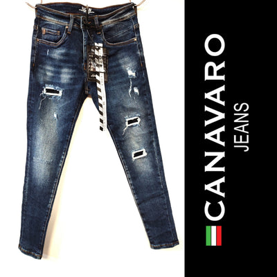 595 ג'ינס סופר סקיני - canavaro jeans