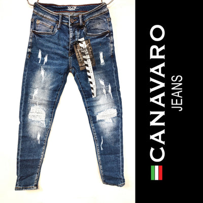2254 ג'ינס סופר סקיני - canavaro jeans