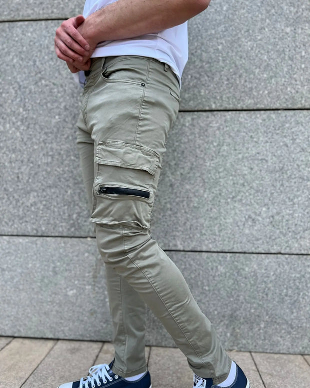 דגמח חאקי 0.4 - canavaro jeans