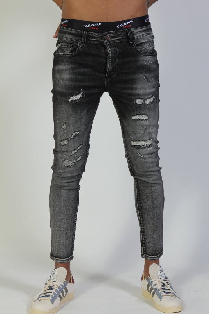 0017 ג'ינס סופר סקיני - canavaro jeans