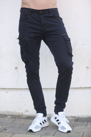 דגמח כחול בלי שרוך - canavaro jeans